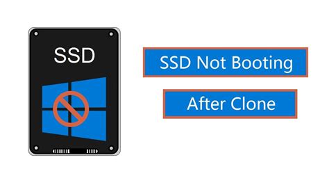 cloned ssd is slow to boot|make disk bootable after clone.